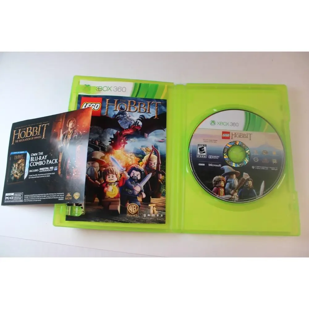 LEGO the Hobbit (Microsoft Xbox 360, 2014) Authentic, complete, Tested/Works